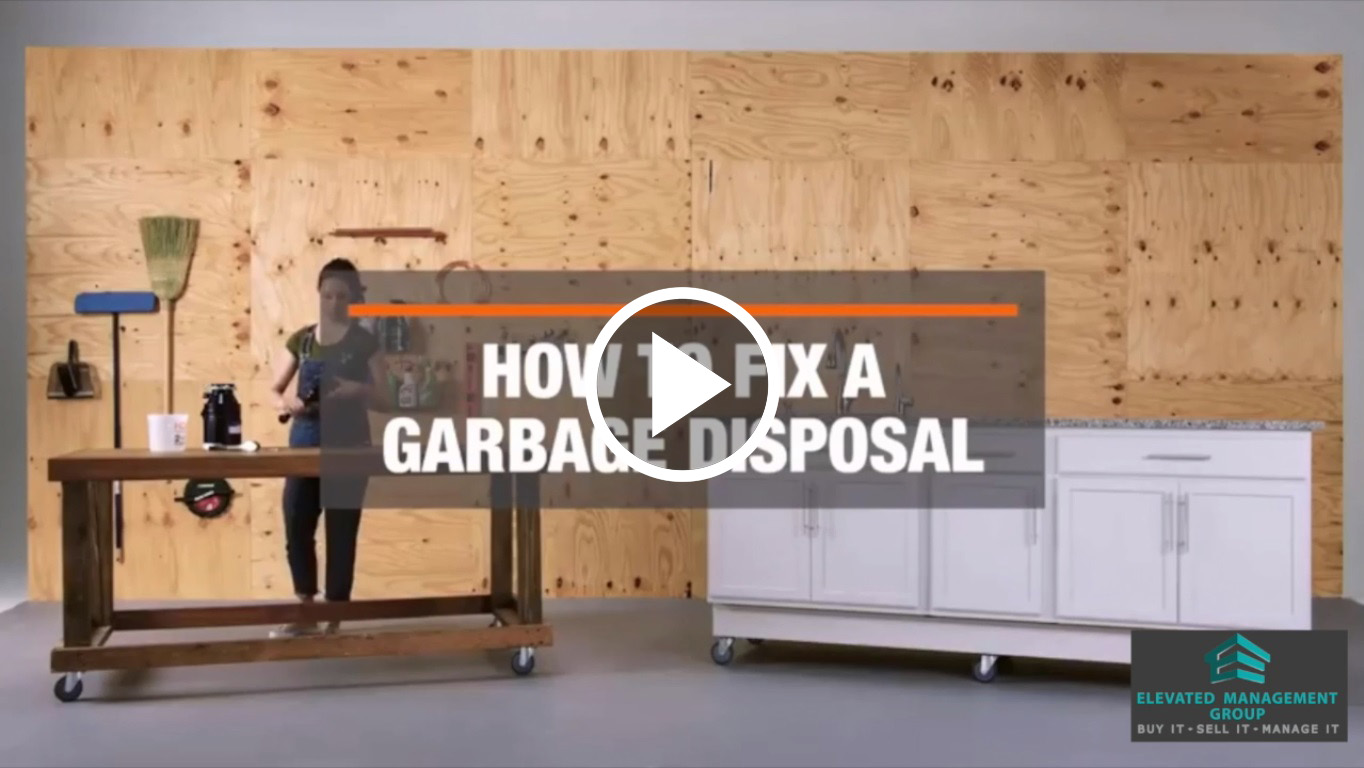 How to fix a garbage disposal
