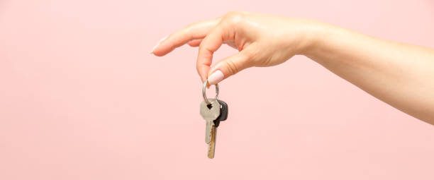 handing over rental keys